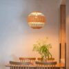 Rattami Rattan Round Ball Pendant Lamp - living room pendant lamp