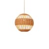 Rattami Rattan Round Ball Pendant Lamp - rattan pendant lamp