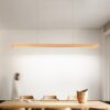 Reetohn Rectangular Slim Wood Linear Hanging Lamp - cafe lamp