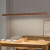 Reetohn Rectangular Slim Wood Linear Hanging Lamp - office lamp