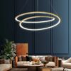 Sundström Modern Infinite Loop Pendant Lamp - living area