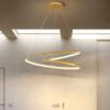 Sundström Modern Infinite Loop Pendant Lamp - staircase