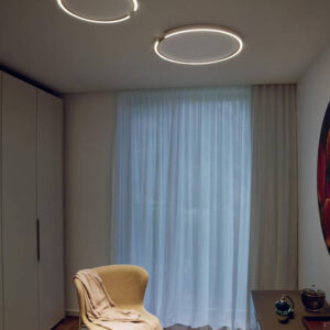 Tryggda C-Shaped Ceiling Lamp - bedroom ceiling lamp