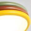 Yupizza Modern Colourful Ring Stacks Ceiling Lamp - three ring