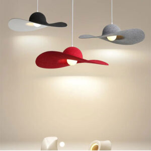 Cruhatta Felt Hat Pendant Lamp - hat shaped pendant lamp