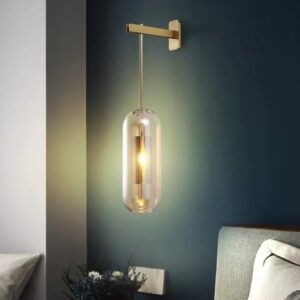 Garbahosa Classic Hanging Jar Wall Lamp - bedroom wall lamp
