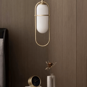 Insuppri Oval Loop Shade Pendant Light - Bedroom Light