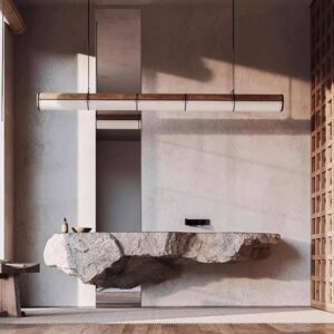 Cylinder Linear Pendant Light - Bedroom Light