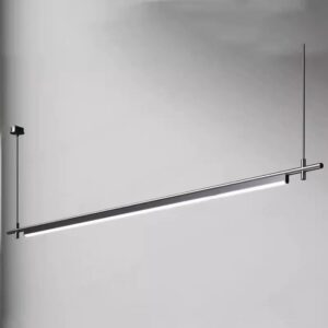 Reontin Slim Sleek Tube Linear Pendant Lamp