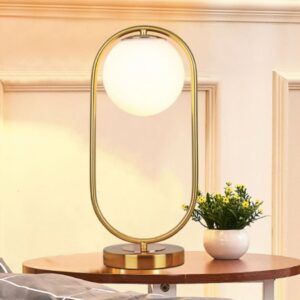 Insuja Round Glass Table Lamp