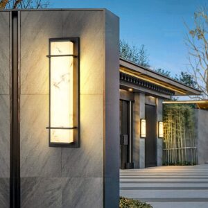 Rectangular Frame Wall Light - Garden Light