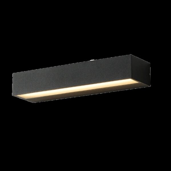 Rubanja Rectangular Outdoor Wall Light | Screed