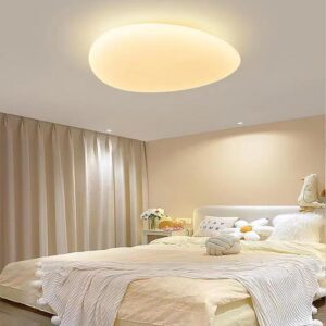 Sanne Asymmetrical Pebble Flush Ceiling Light