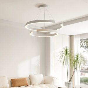 Sculpted Broken Ring Pendant Lamp - living room lamp