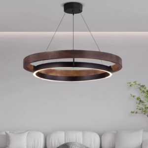 Dual Ring LED Pendant Light - bedroom light