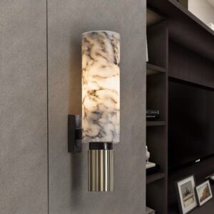 Ekorwa Marble Cylinder Wall Light