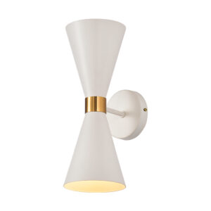 Hourglass Shaped Wall Light - White Light
