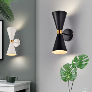Hourglass Shaped Wall Light - study room light