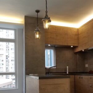 Industrial Cage Pendant Light - kitchen light