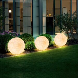 Lunar Glowing Moon Outdoor Decorative Floor Lamp - patio lamp