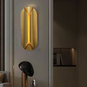 Modern Sleek Folds Wall Light - bedroom light