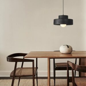 Wabi-Sabi Shadow Disc Pendant Light - office lamp