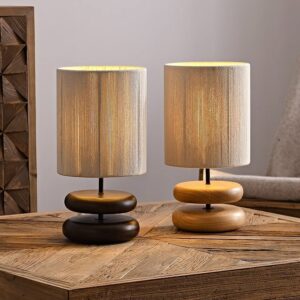 Wooden Base Table Light - coffee table lamp