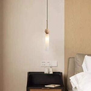 Glowstick Pendant Light - hotel room