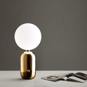 Perched Ball Table Lamp - study table