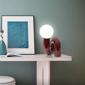 Perched Orb Table Lamp - living room
