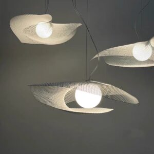 Averi Sculptural Mesh Pendant Light - Hotel Light