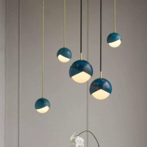Averin Dual Tone Globe Pendant Light