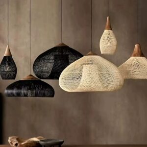Selvra Natural Dome Pendant Light