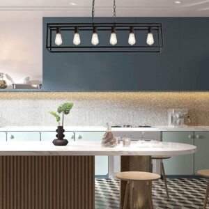 Metal Cage Pendant Light - restaurant lighting