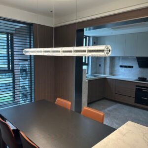 Parduuka Glass Tube Linear Pendant Lamp