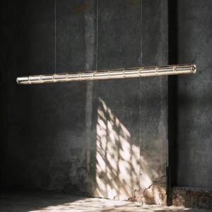 Parduuka Glass Tube Linear Pendant Light