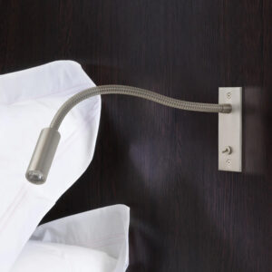 Recessed Bedside Flexible LED Reading Light - bedside