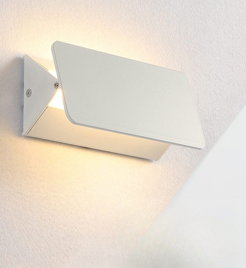 Blaskera Modern Floating Panel Flap Wall Light Blaskera Modern Floating Panel Flap Wall Light White Minimalist