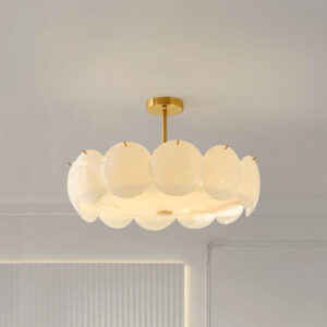 Home Blimsander Contemporary Cloud Petal Ceiling Light Dining Room Hdb