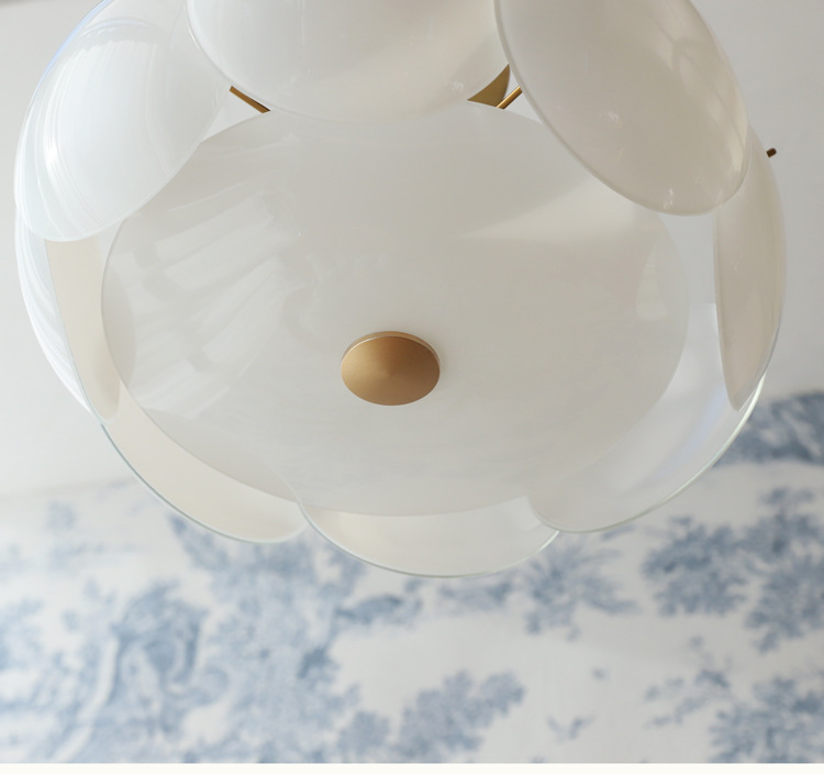 Blimsander Contemporary Cloud Petal Ceiling Light Blimsander Contemporary Cloud Petal Ceiling Light Glass Round