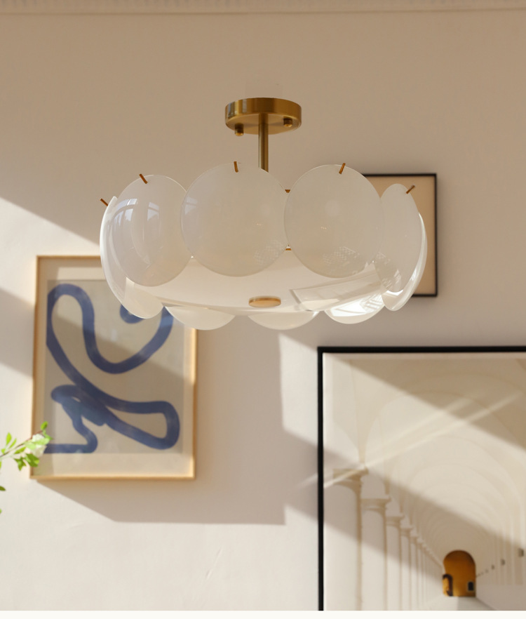 Blimsander Contemporary Cloud Petal Ceiling Light Blimsander Contemporary Cloud Petal Ceiling Light Living Room Condo