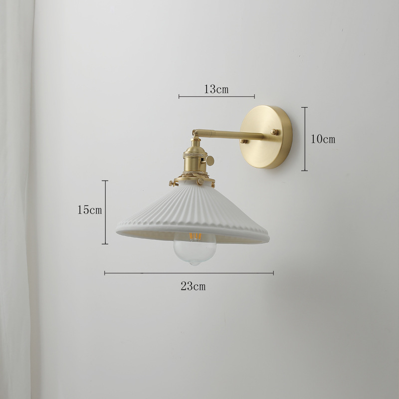 Cinara Classic Fluted Ceramic Lantern Wall Light Cinara Classic Traditional Fluted Ceramic Lantern Wall Light Dimensions