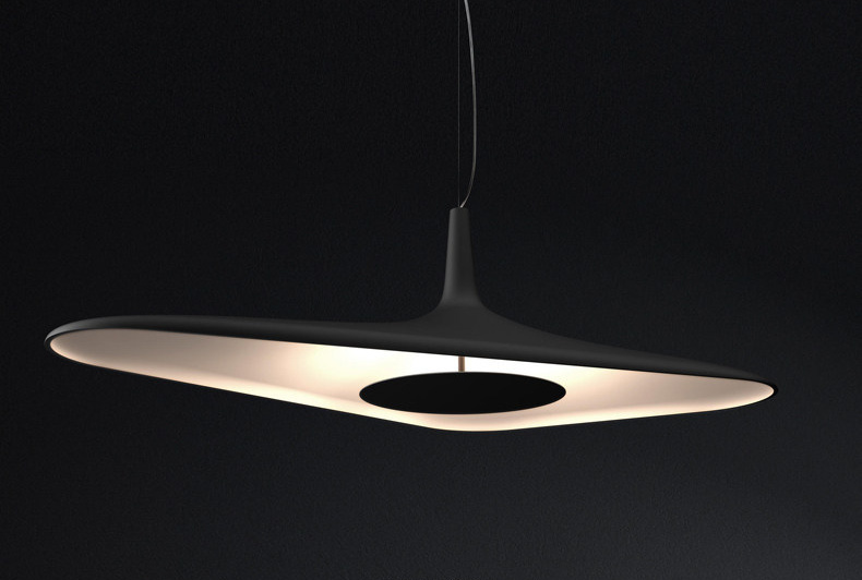 Doroukkar Modern Irregular Soaring Saucer Cloud Pendant Light Doroukkar Modern Irregular Soaring Saucer Cloud Pendant Light Matte Black