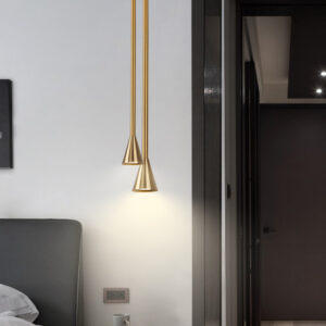 Home Edvaroon Minimalist Slender Cone Taper Pendant Light