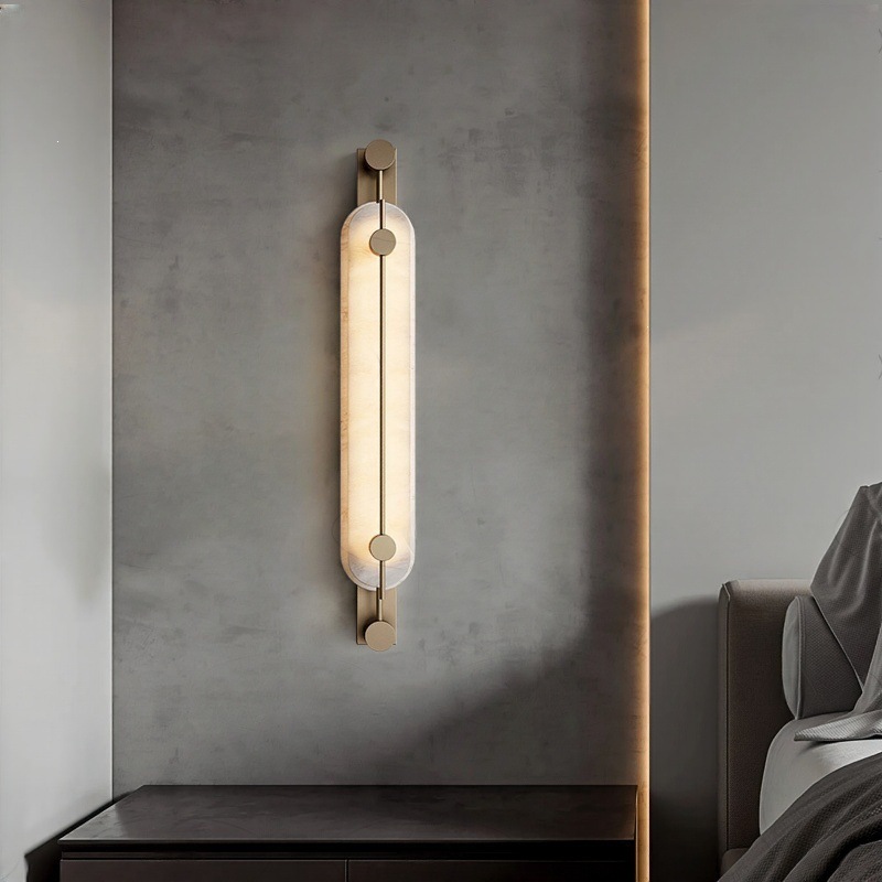 Ekorhar Modern Marble Oval Sheet Wall Light Ekorhar Modern Marble Oval Sheet Wall Light