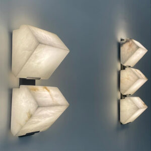 Home Fjalvendra Modern Prism Glow Wall Light Geometric Ambient Lighting