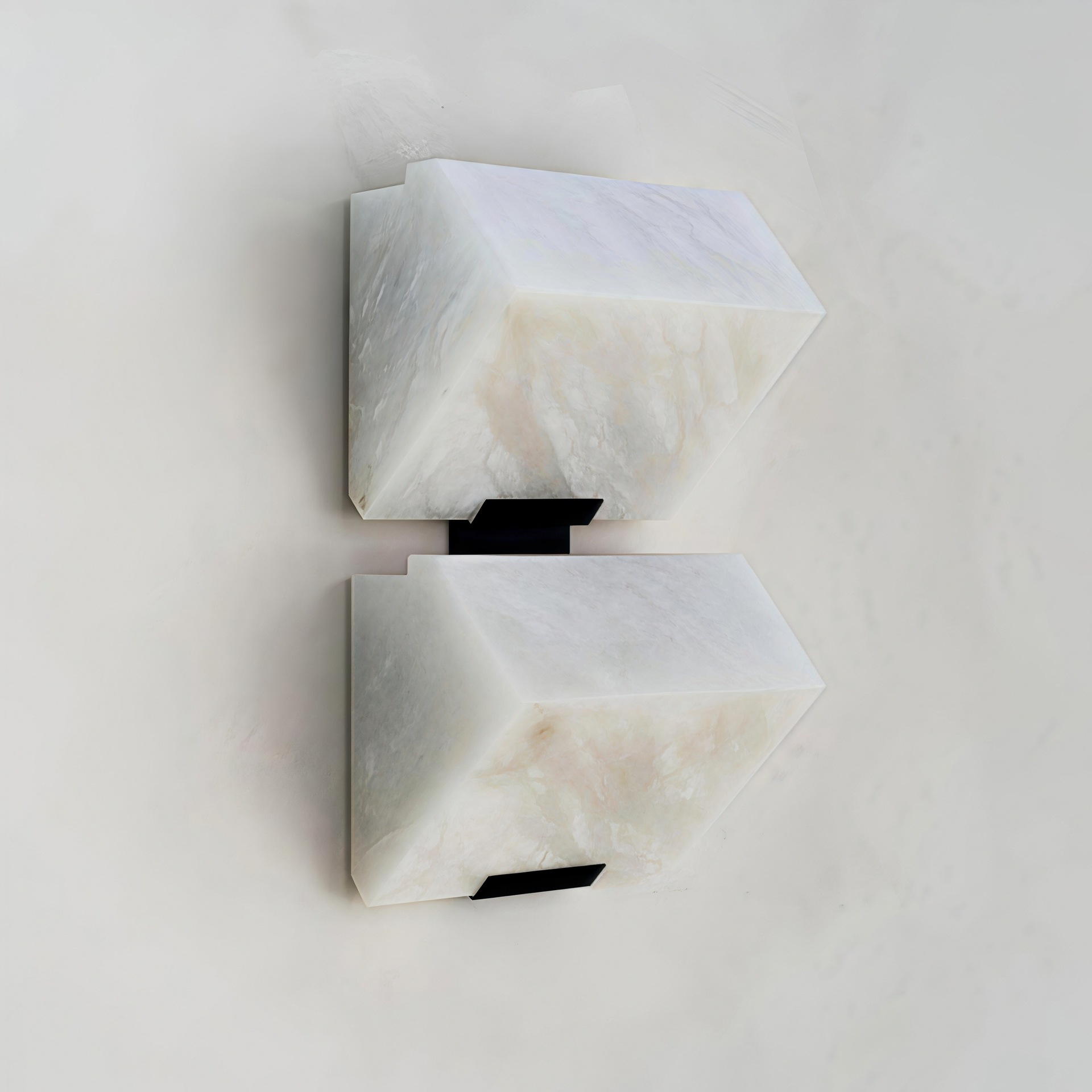 Fjalvendra Modern Prism Glow Wall Light Fjalvendra Modern Prism Glow Wall Light White Geometric