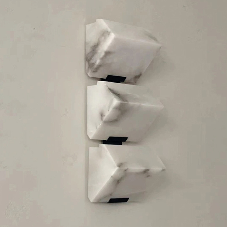Fjalvendra Modern Prism Glow Wall Light Fjalvendra Modern Prism Glow Wall Light White