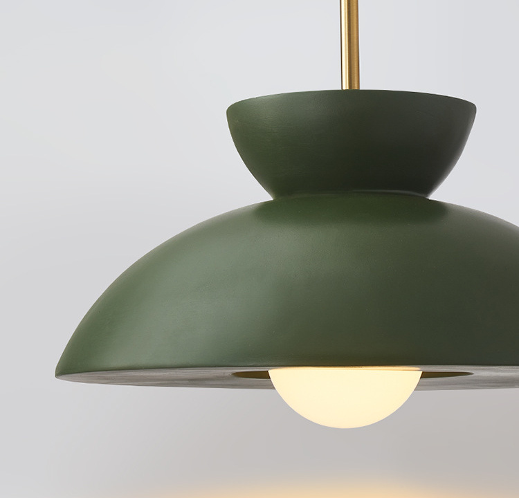 Friskolme Scandinavian Floating Halo Pendant Light Friskolme Scandinavian Floating Halo Pendant Light Green Detail
