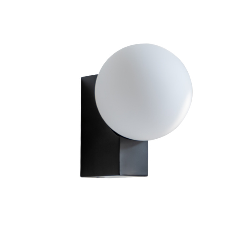 Gregersia Modern Lunar Glow Ball Globe Wall Light Gregersia Modern Lunar Glow Ball Globe Wall Light Matte White